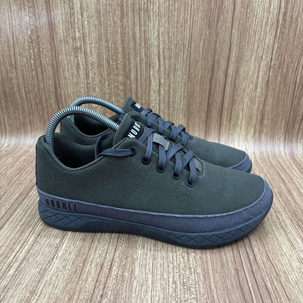 NOBULL‎ Canvas Trainer Athletic Shoes Mens Size 9 Womens 8.5 EUR 40 Army Green